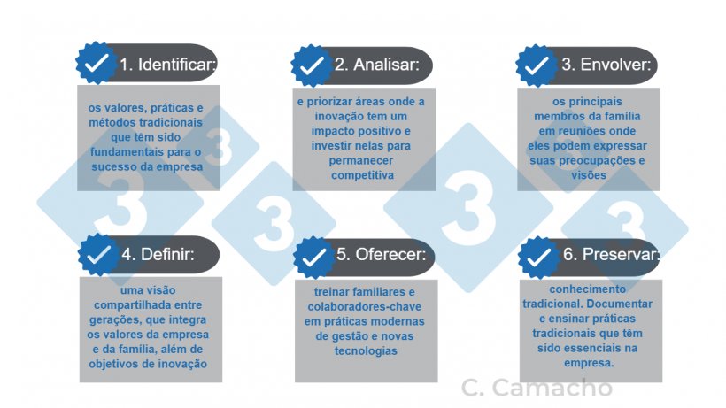 Figura 1. Componentes-chave para equilibrar inova&ccedil;&atilde;o e tradi&ccedil;&atilde;o.
